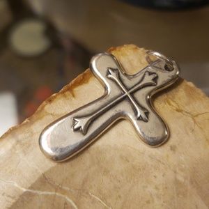 James Avery sterling silver cross charm
